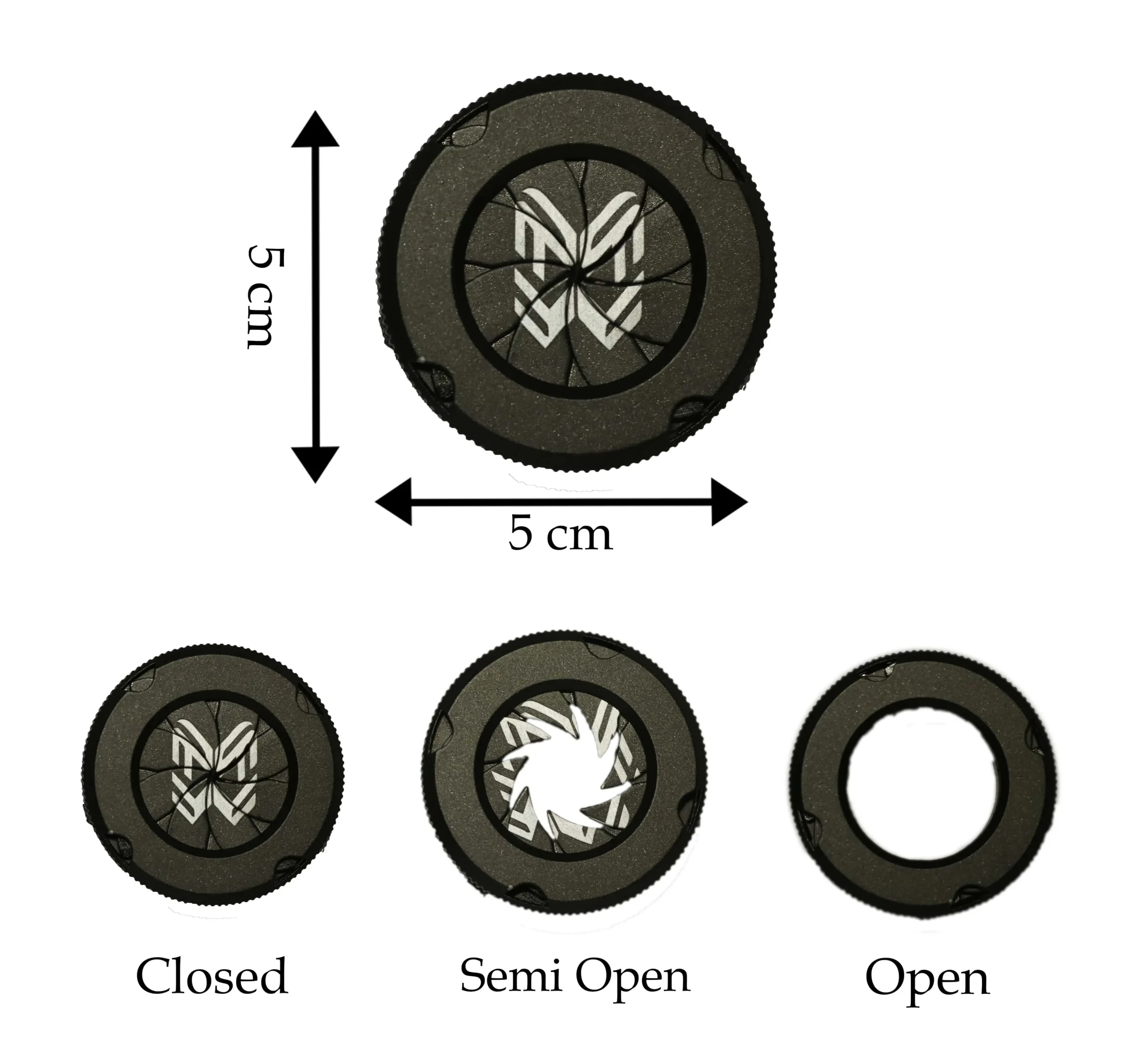 Car start Stop Button Cover - Black Spin - Image 3
